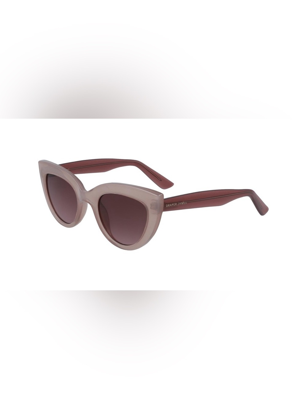 Draper James Women's Cat-Eye Sunglasses in Blush Front and Rose Temples